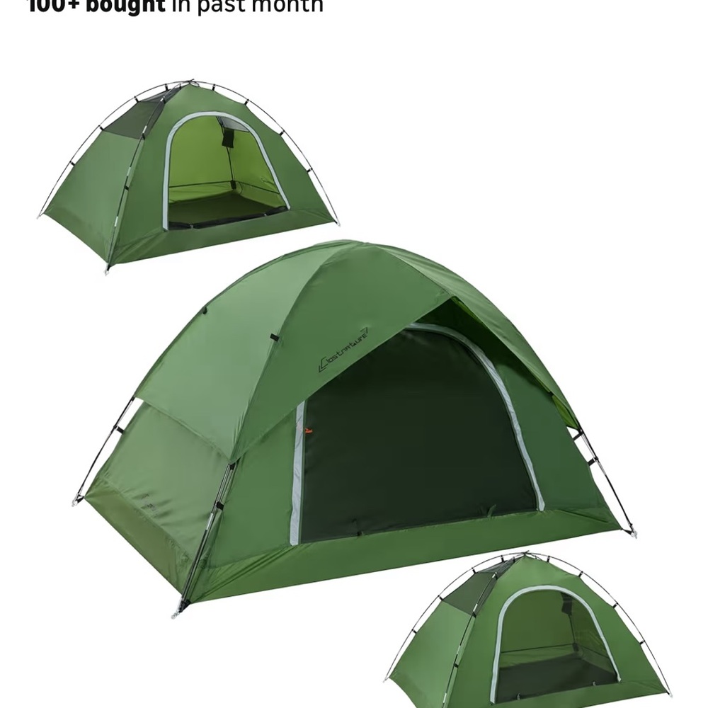 Green Dome Camping Tent 2 person